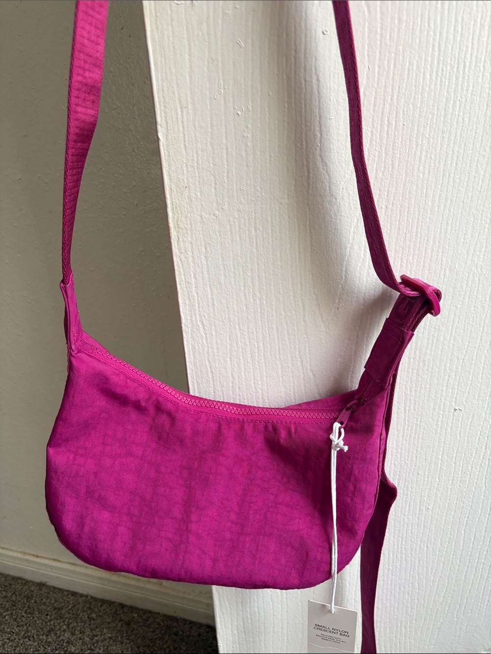 Baggu small nylon deep fuchsia
